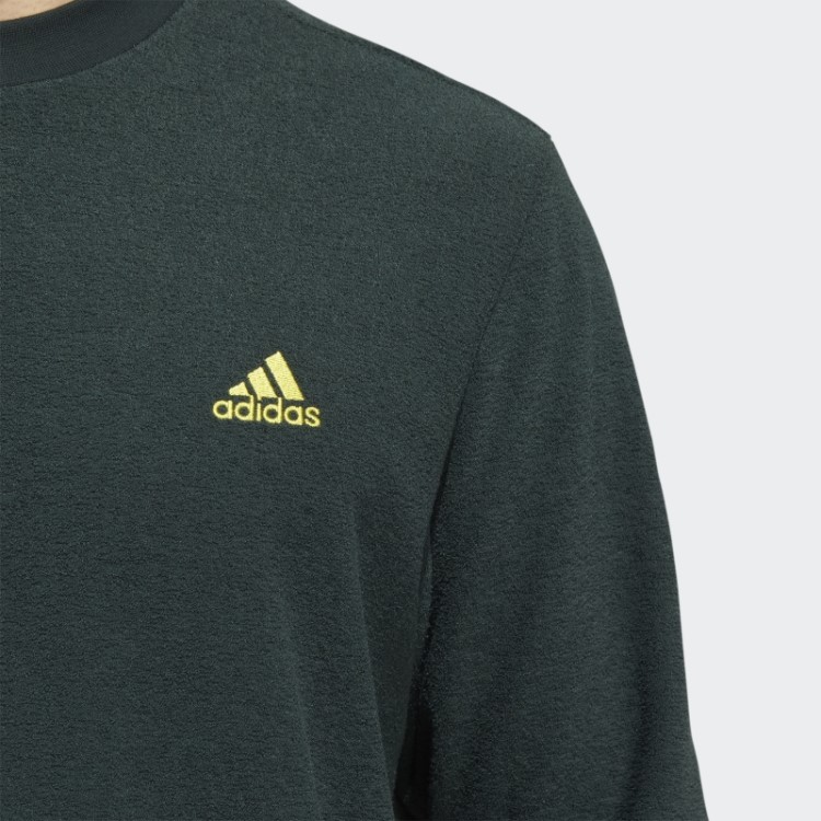 Moletom Verde Adidas Core Crew