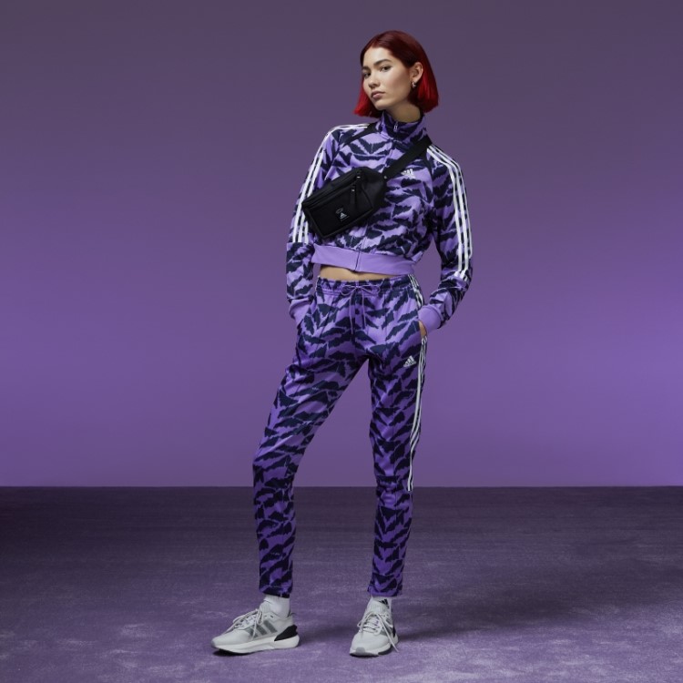 Blusa Violeta Adidas Tiro Suit Up Lifestyle