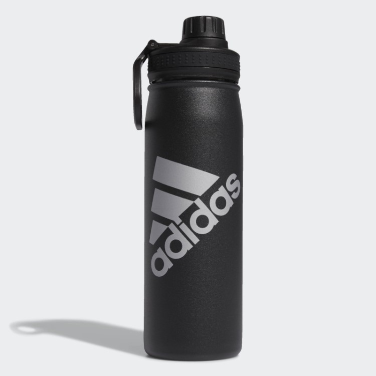 Garrafa De Aço Adidas 600 Ml Preta