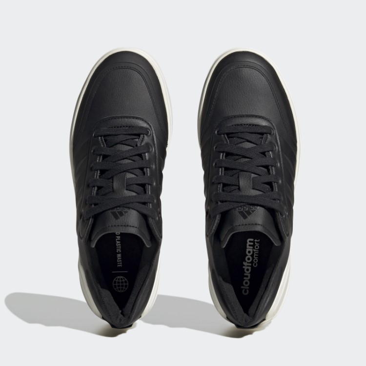 Tênis Preto Estilo De Vida Moderno Cloudfoam Estilo De Vida Moderno Quadra Conforto Adidas