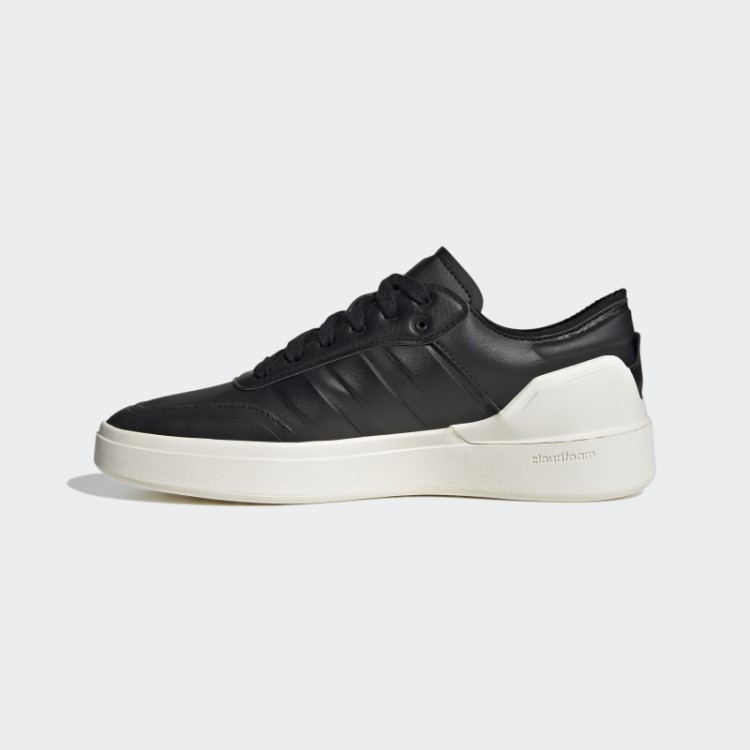 Tênis Preto Estilo De Vida Moderno Cloudfoam Estilo De Vida Moderno Quadra Conforto Adidas