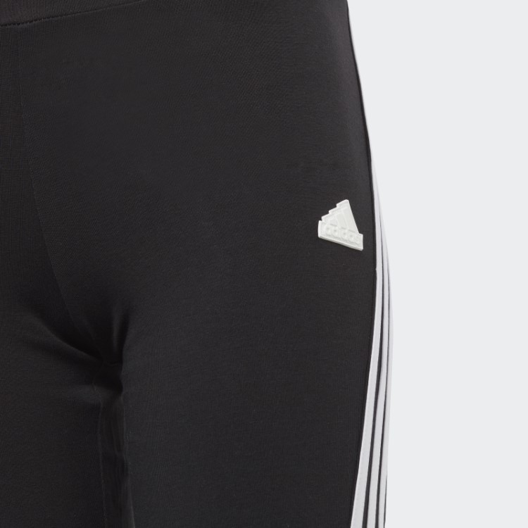 Legging Preta Adidas Future Icons Com As Três Listras De Algodão