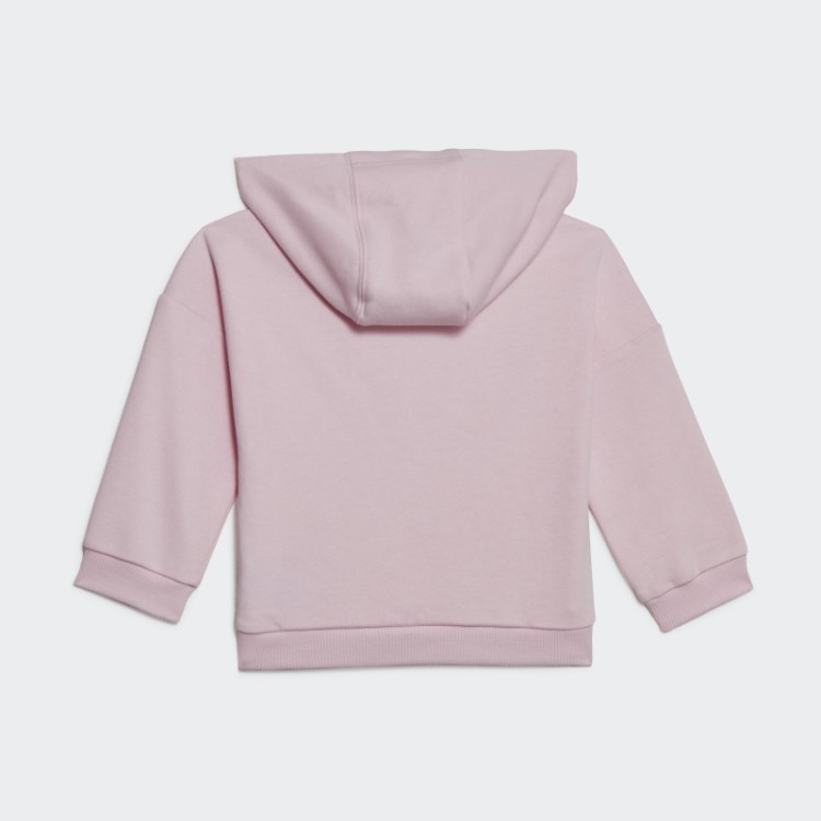 Adidas Agasalho De Moletom Rosa Com Capuz