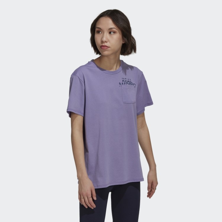 Camiseta Real Madrid Adidas Lilás