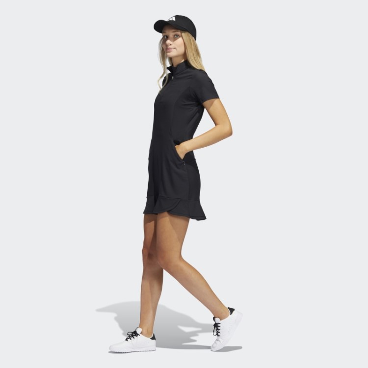 Vestido Babado Adidas Preto