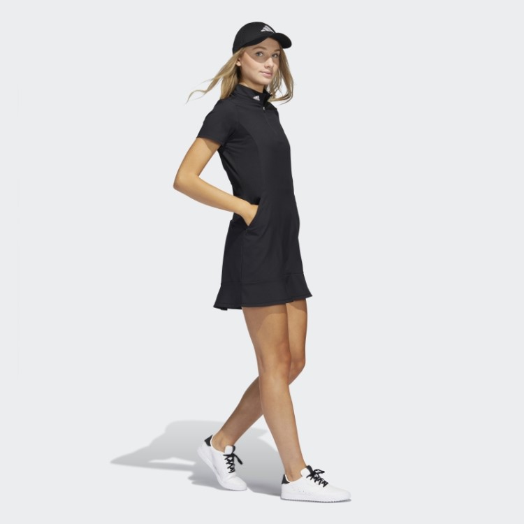 Vestido Babado Adidas Preto