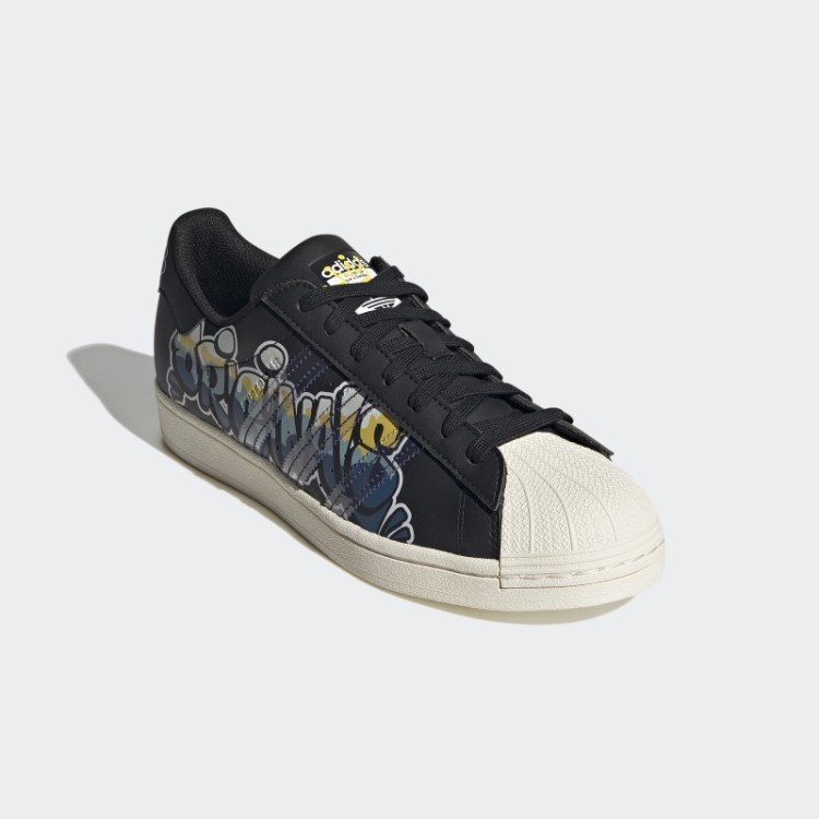 Sapatos Adidas Superstar Quentes Preto/branco
