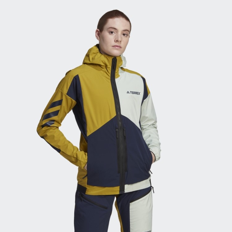 Jaqueta Adidas Terrex Skyclimb Gore Soft Shell Ski Touring Verde Oliva