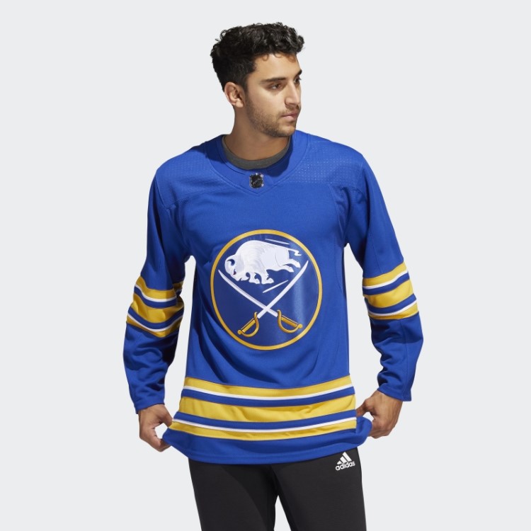 St Louis Royal Adidas Sabres Home Autentic Jersey