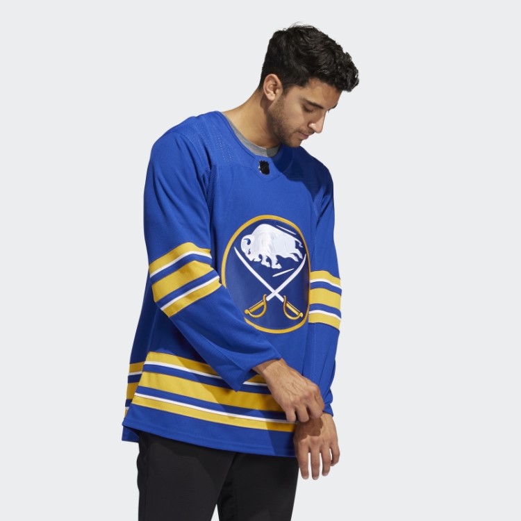 St Louis Royal Adidas Sabres Home Autentic Jersey