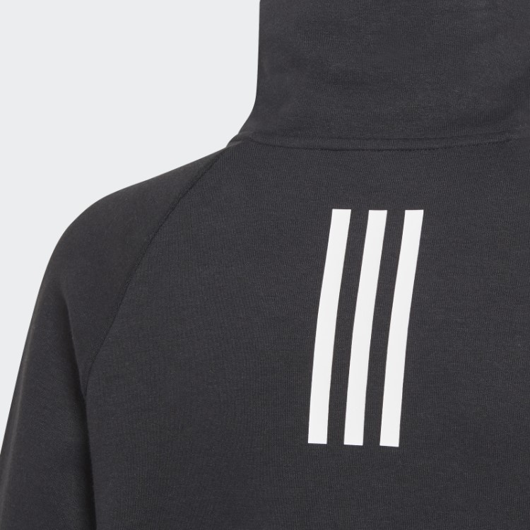 Xfg Bolso Com Zíper Blusa Solta Adidas Preto
