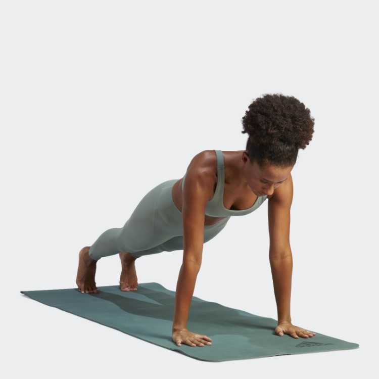 Leggings Yoga Studio Luxe 7/8 Verde Prata Adidas