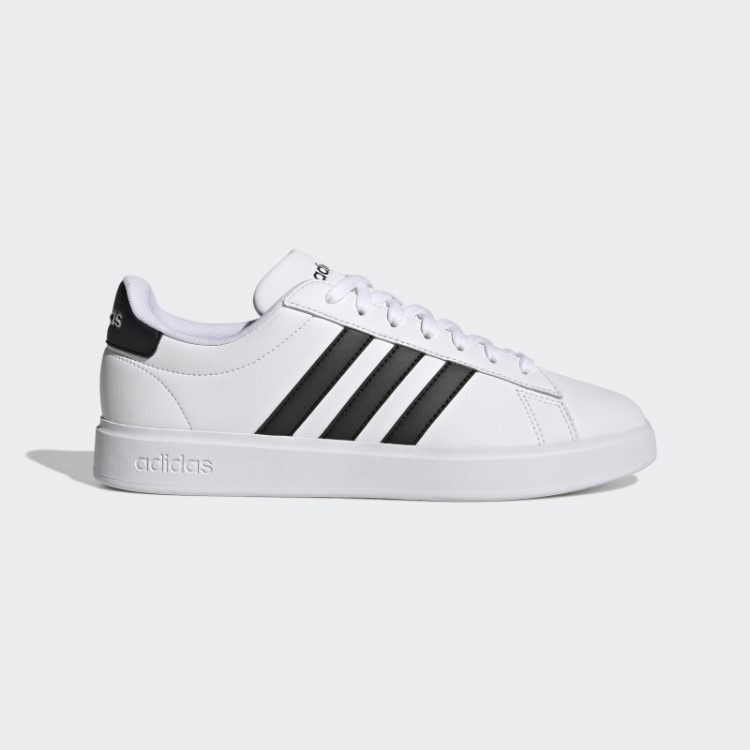 Tênis Branco Adidas Grand Court Cloudfoam Comfort