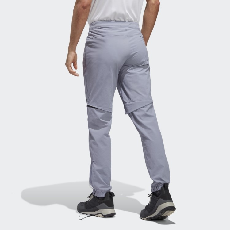 Adidas Terrex Utilitas Calça De Caminhada Com Zíper Prata Violeta