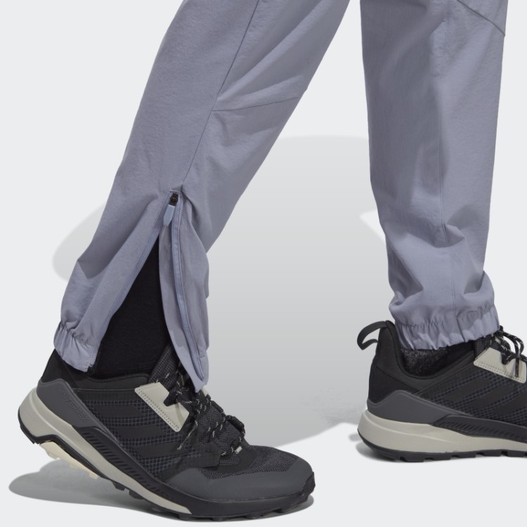 Adidas Terrex Utilitas Calça De Caminhada Com Zíper Prata Violeta
