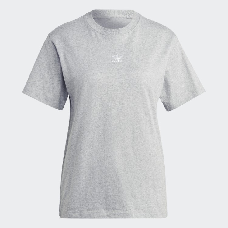 Camiseta Regular Adicolor Essentials Cinza Médio Adidas
