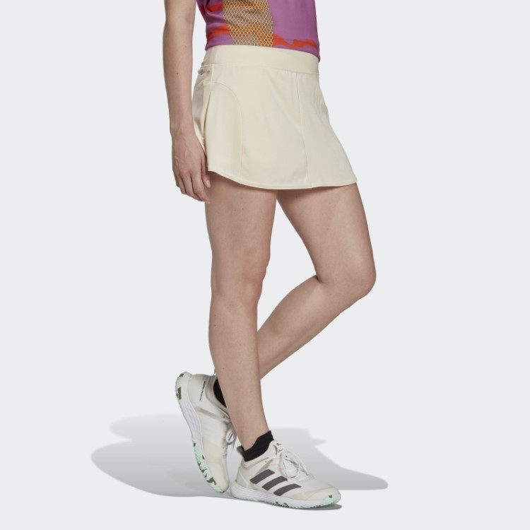 Saia De Tênis Adidas Tom Ecru