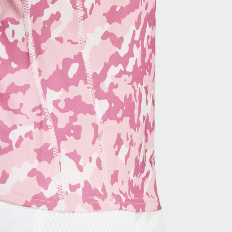 Tenha A Camiseta De Corrida Camuflada The Run Rosa Adidas