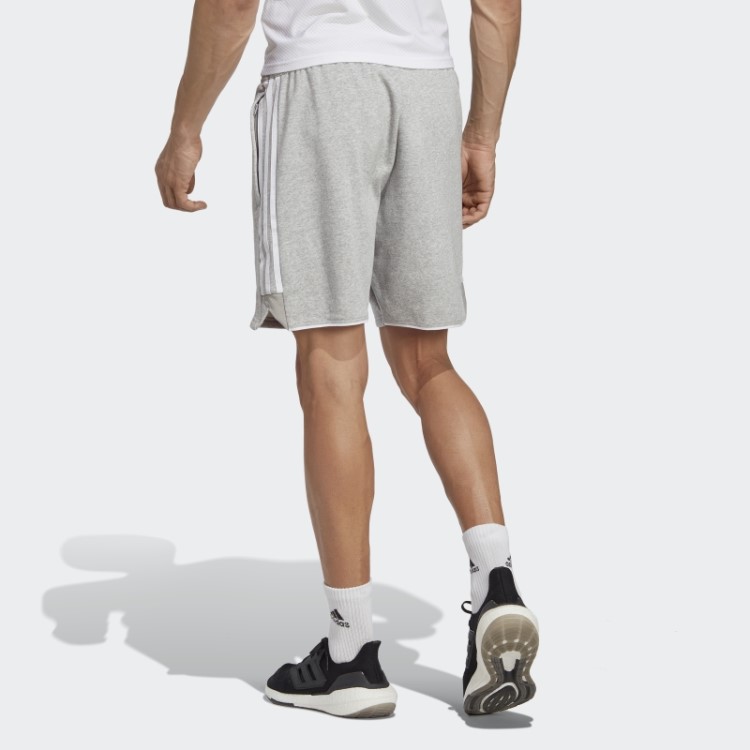 Bermuda De Moletom Adidas Tiro 23 League Cinza Médio