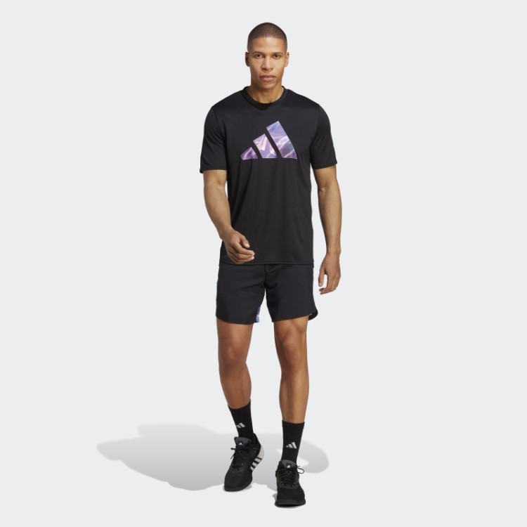 Bermuda De Treino Adidas Preta Projetada Para Movimento Hiit
