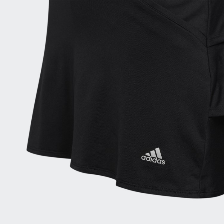Saia Preta Com Babados Adidas