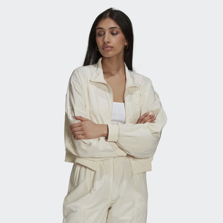 Adicolor Blusão De Nylon Adidas Branco
