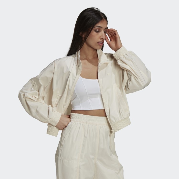 Adicolor Blusão De Nylon Adidas Branco