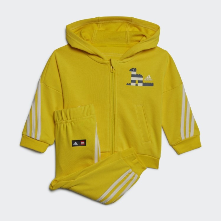 Adidas X Classic Lego Jaqueta E Calça Conjunto Fashion Amarelo
