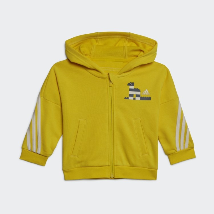 Adidas X Classic Lego Jaqueta E Calça Conjunto Fashion Amarelo