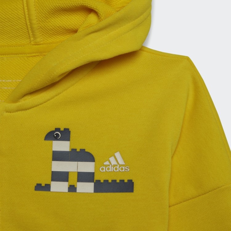Jaqueta E Calça Lego Clássica Amarela Adidas X Fashion