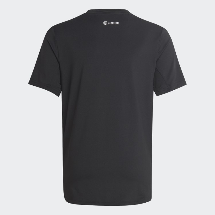 Camiseta Preta Adidas Train Icons Aeroready Logo
