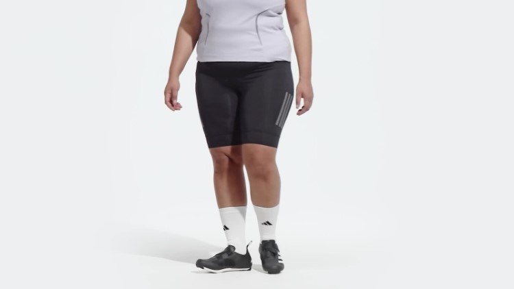 Bermuda De Ciclismo Preta Acolchoada (tamanho Grande) Adidas