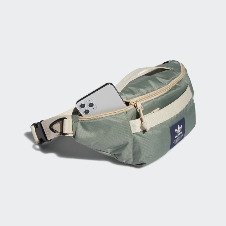 Bolsa De Cintura Esportiva Adidas Silver Hip Pack