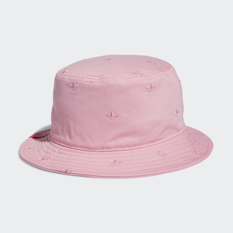 Chapéu Bucket Rosa Claro Com Estampa Trefoil Adidas