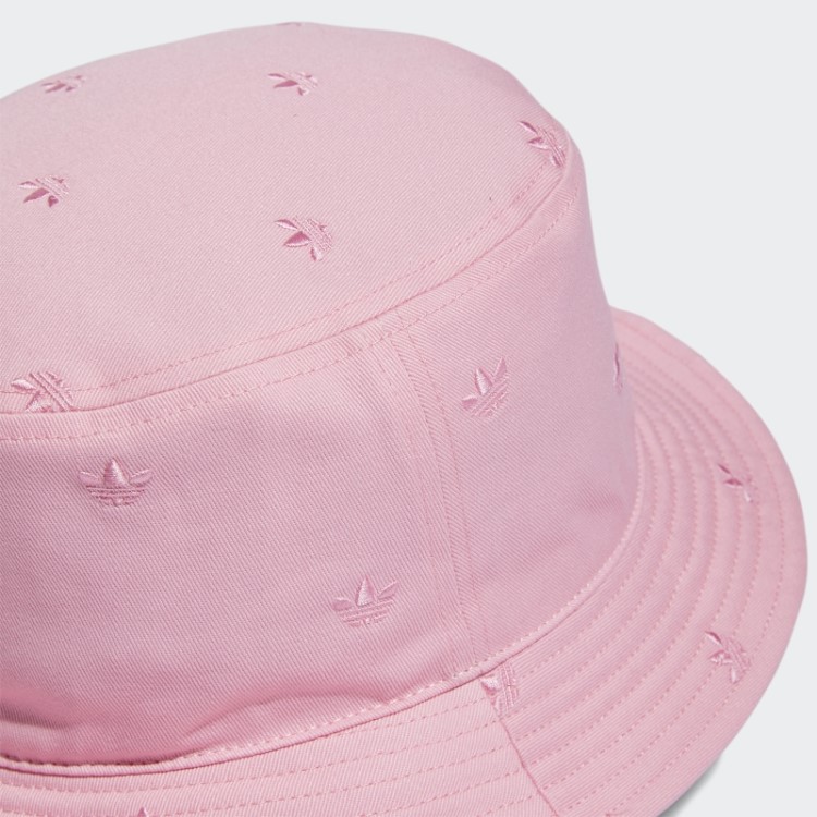 Chapéu Bucket Rosa Claro Com Estampa Trefoil Adidas