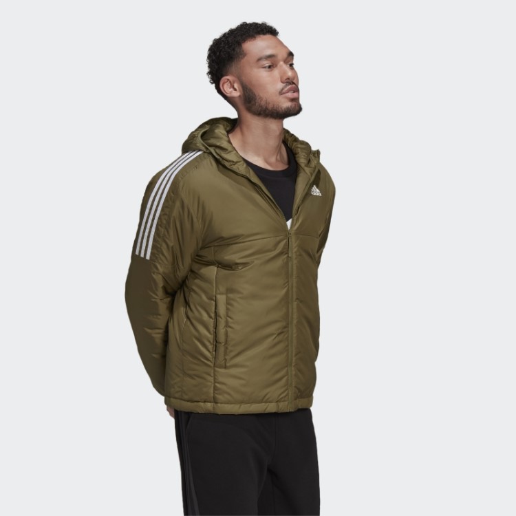 Jaqueta Com Capuz Isolada Adidas Essentials Oliva