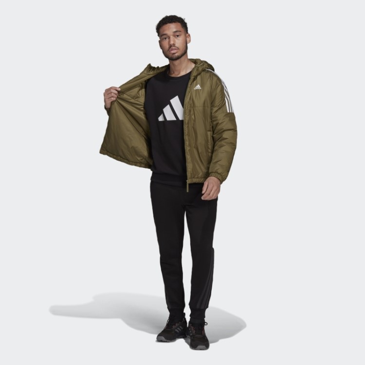 Jaqueta Com Capuz Isolada Adidas Essentials Oliva