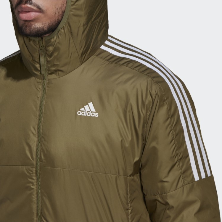 Jaqueta Com Capuz Isolada Adidas Essentials Oliva