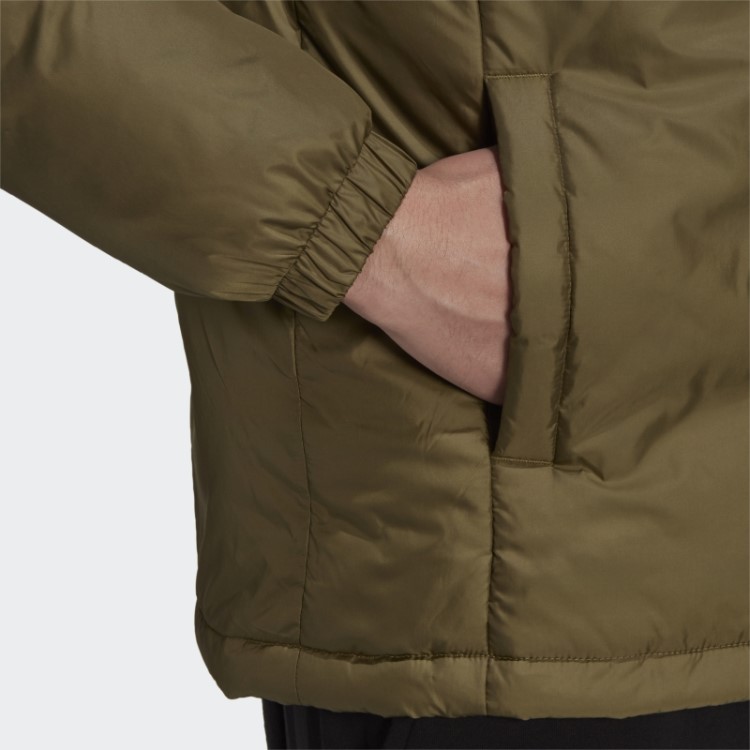 Jaqueta Com Capuz Isolada Adidas Essentials Oliva