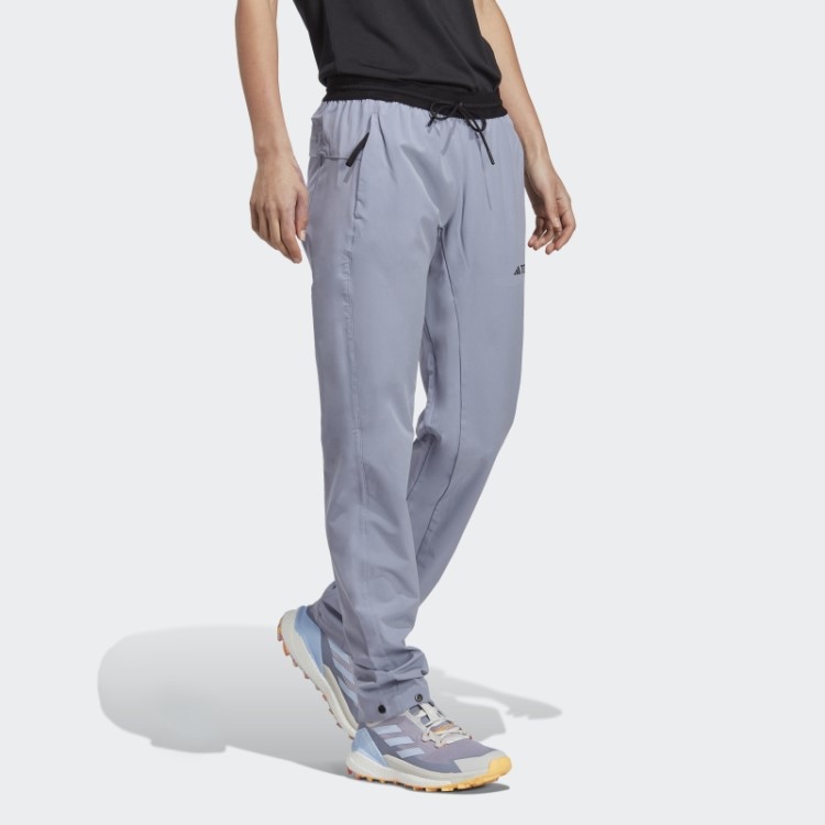 Calça De Caminhada Adidas Terrex Liteflex Prata Violeta