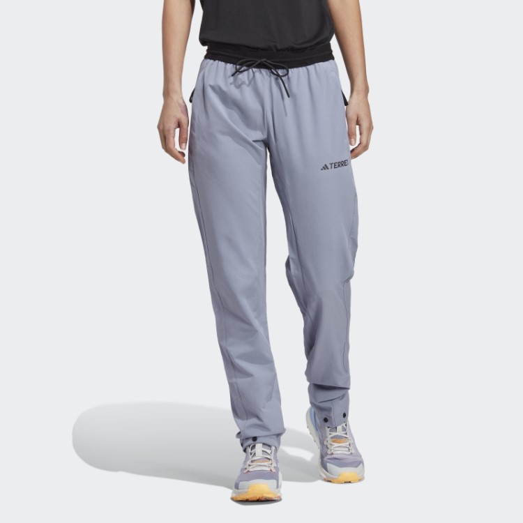 Calça De Treino De Caminhada Adidas Terrex Liteflex Prata Violeta