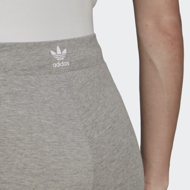 Legging Com As Três Listras Adicolor Classics Cinza Médio Adidas