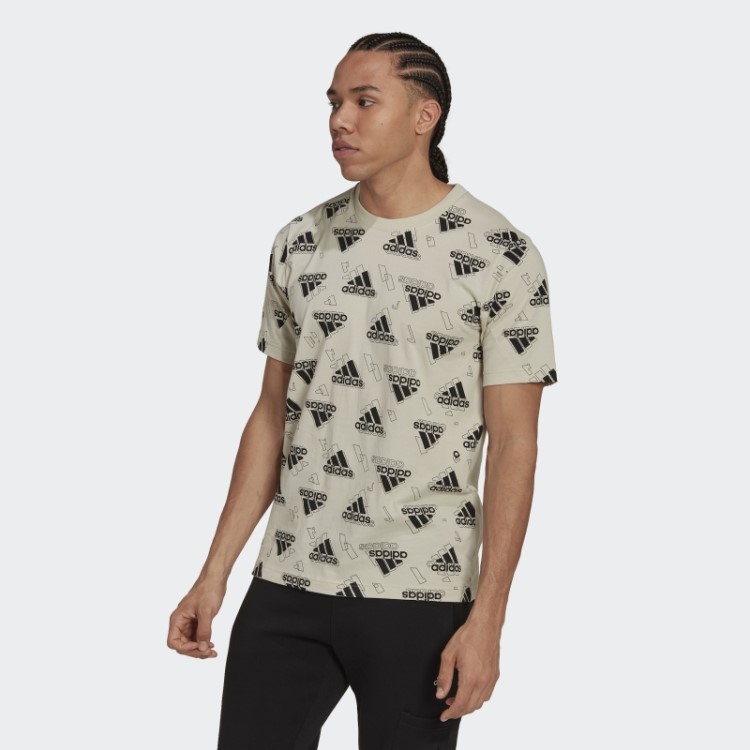 Camiseta Com Estampa De Estádio Adidas Em Alumínio