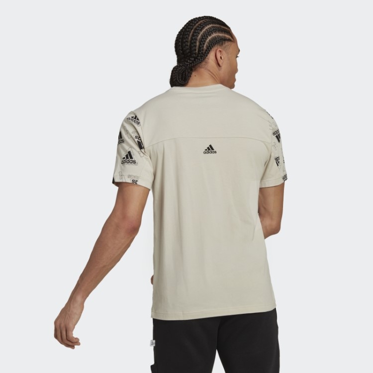 Camiseta Com Estampa De Estádio Adidas Em Alumínio