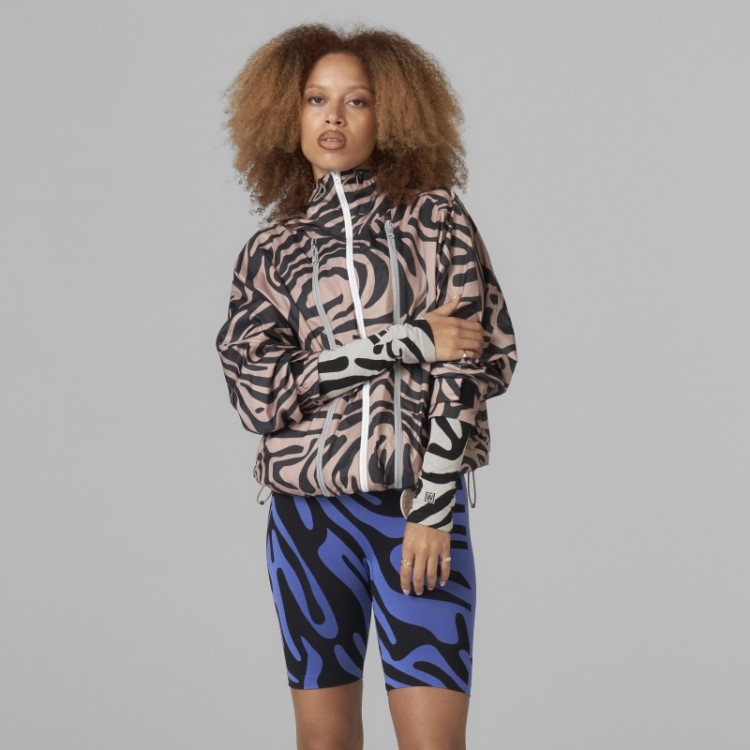 Meia-calça Wolford Over The Knee Adidas By Stella Mccartney Azul Negrito