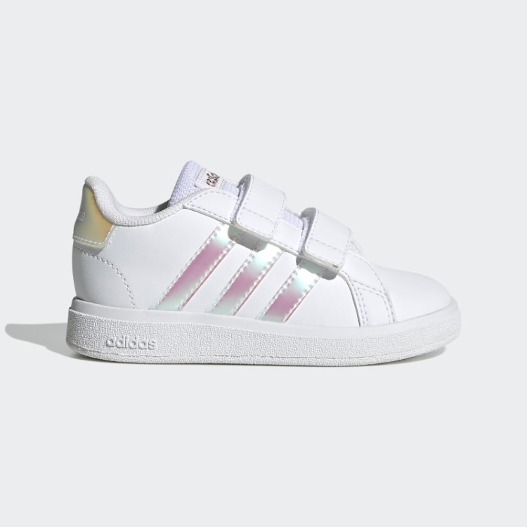 Adidas Grand Court Lifestyle Court Hook And Loop Shoes Branco