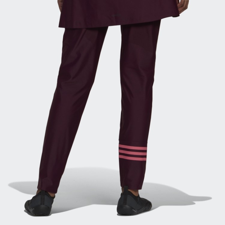 Calça De Banho Com As Três Listras Marrom Adidas