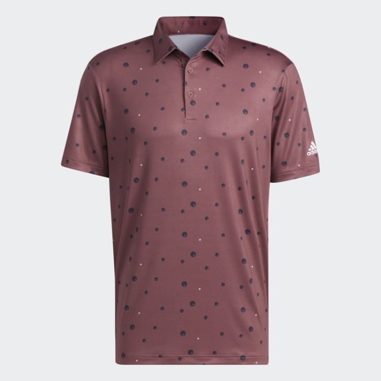 Ultimate365 Camisa Polo Com Estampa Allover Bordô Adidas
