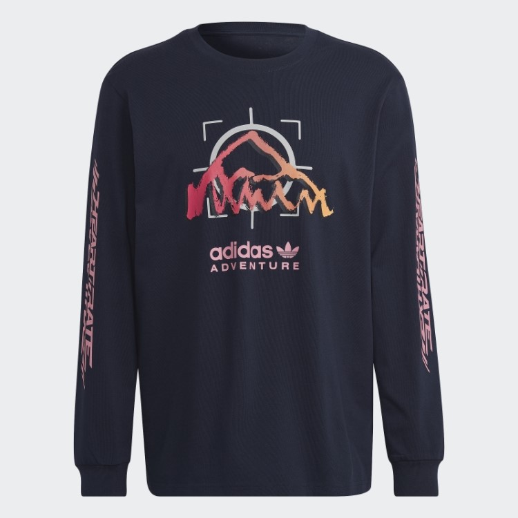 Ink Adidas Adventure Ride Camiseta Manga Longa Fashion
