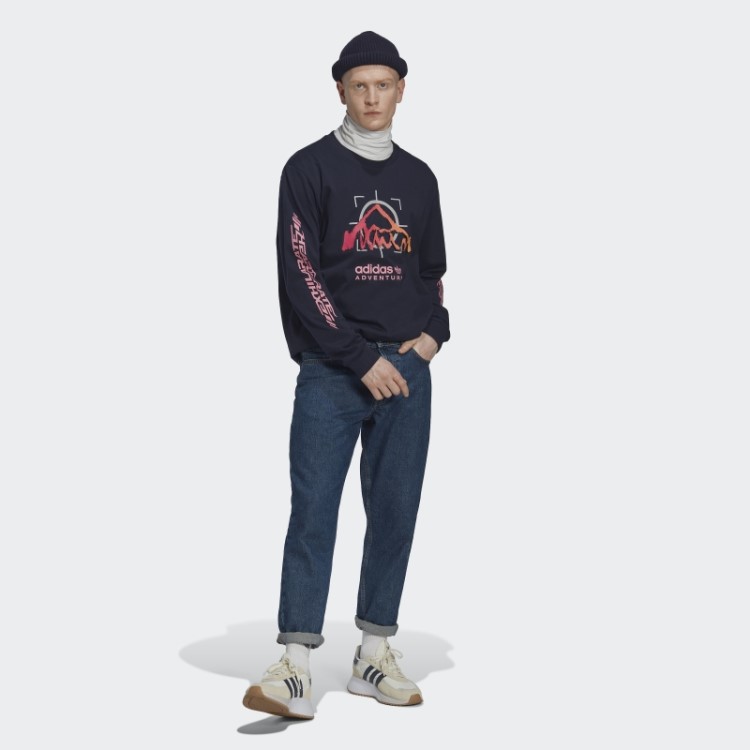Ink Adidas Adventure Ride Camiseta Manga Longa Fashion